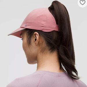 Lululemon Pink Ponytail Cap